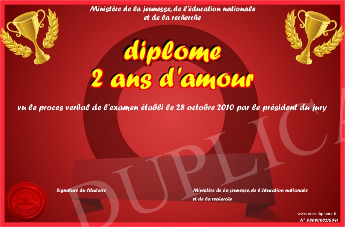 diplome 2 ans